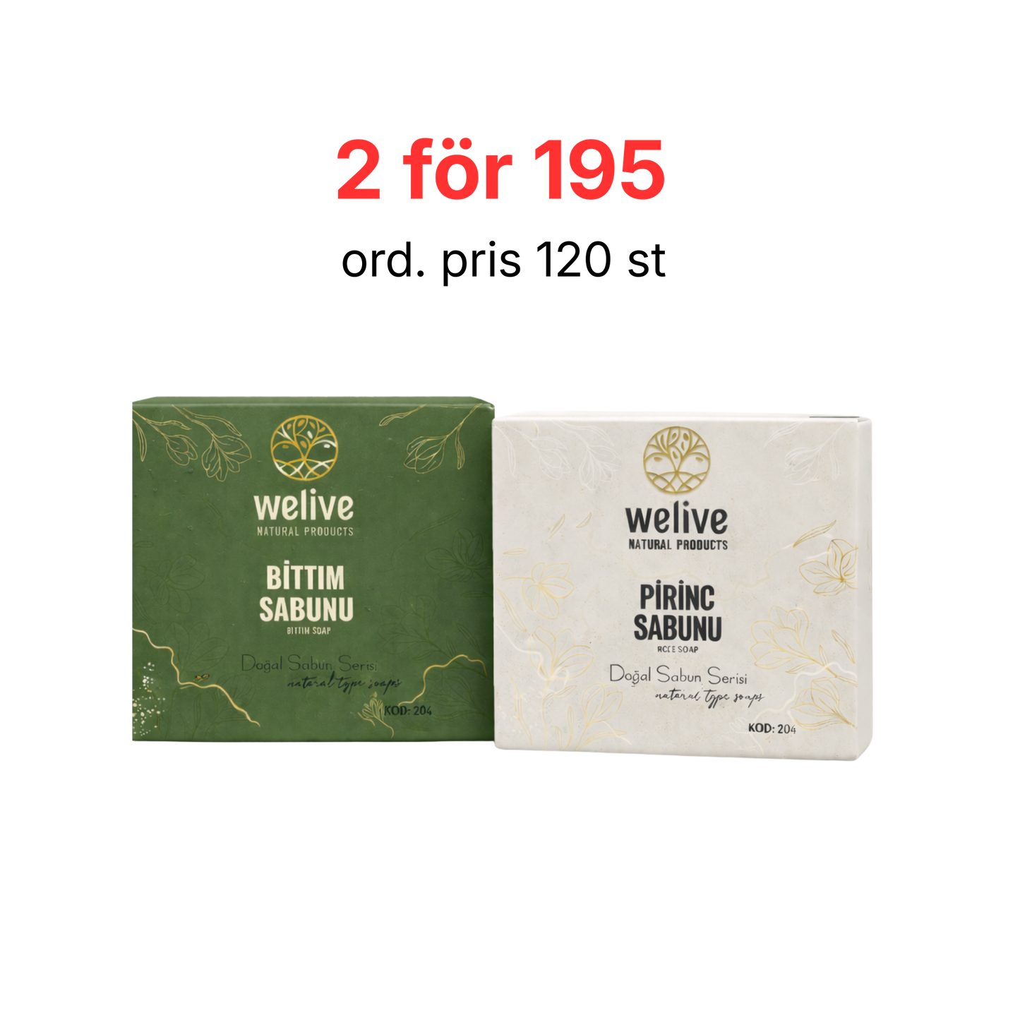 Welive Bıttım & Welive Ris tvål